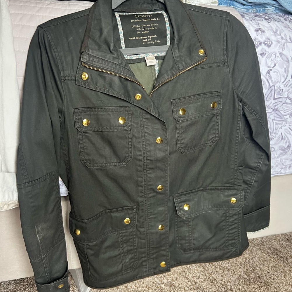 J. Crew Army Green Jacket - size S